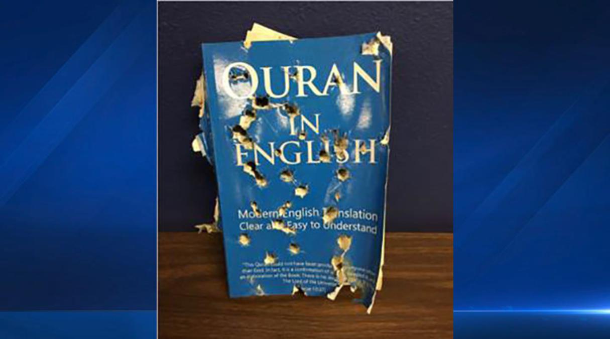 تصویر درخواست مسلمانان آمریکا برای رسیدگی به اهانت به قرآن در کالیفرنیا