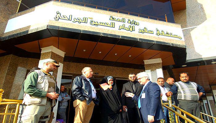 تصویر رکورد جهانی  بیمارستان سفیر امام حسین  علیه السلام، در کربلا