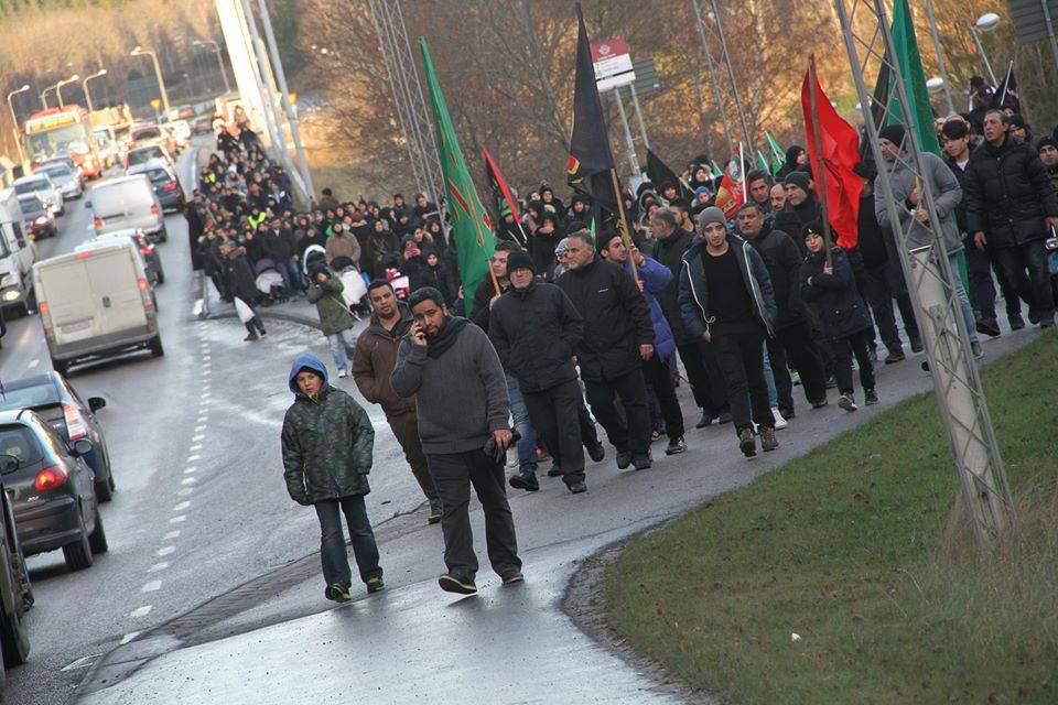 تصویر گزارش تصویری ـ مراسم عزاداری اربعین حسینی در کشور سوئد