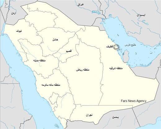 تصویر وقوع  چند انفجار مهیب در شرق عربستان