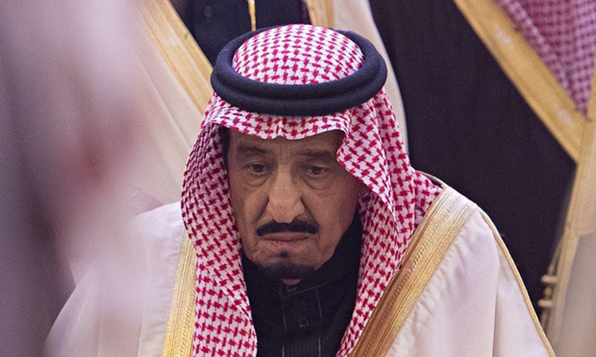 تصویر اخباری تاييد نشده از احتمال انتقال قدرت در عربستان، در پی وخامت حال شاه سعودی