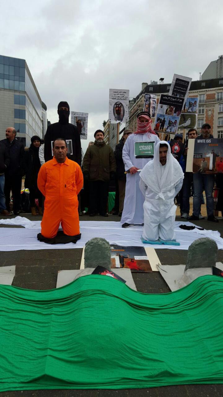 تصویر محاکمه 28 تن از شیعیان سرشناس، در كشور عربستان