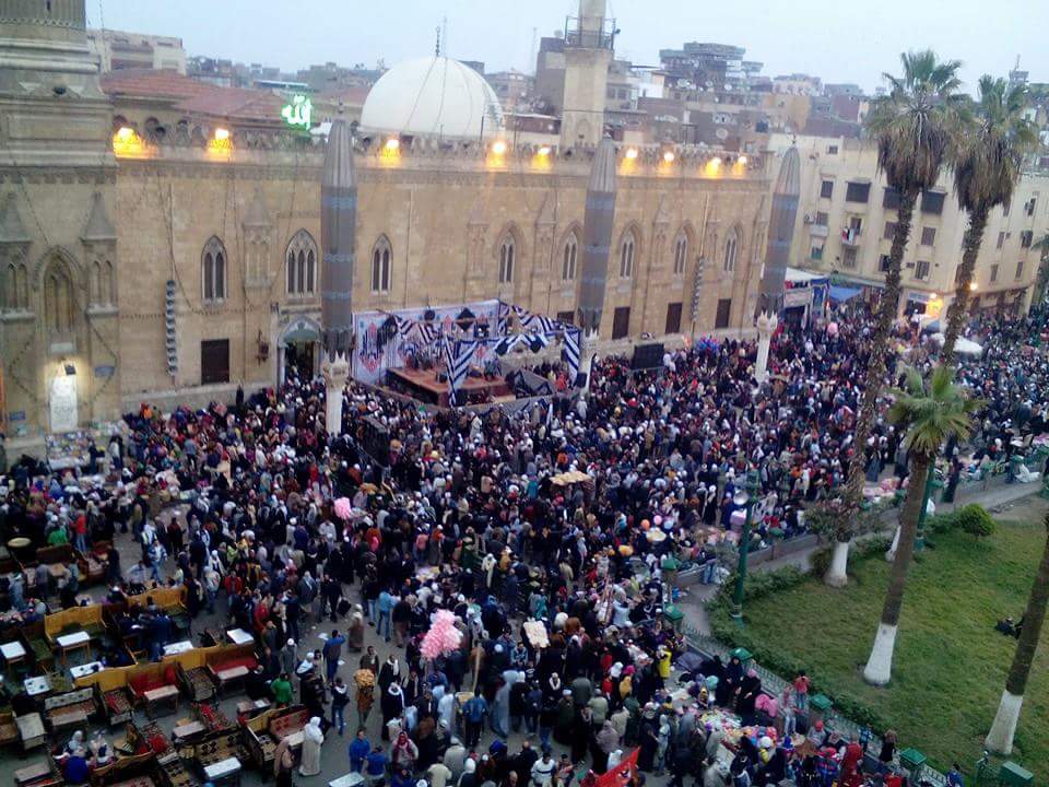 تصویر مراسم گرامیداشت ورود سر مبارک امام حسین علیه السلام به قاهره