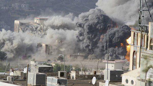 تصویر 120 کشته و زخمی در 2 حمله شدید عربستان به بازاری در یمن