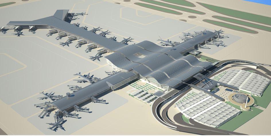 تصویر افتتاح فرودگاه شهر مقدس کربلا تا سال ٢٠٢٠