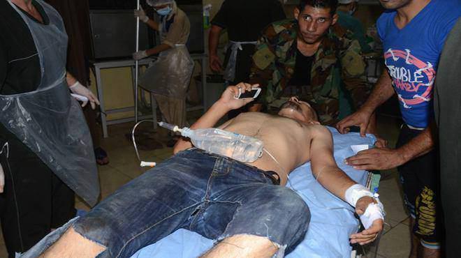تصویر ۳۴ شهید و ۲۰۰ زخمی در حملات تروریست‌ها به حلب