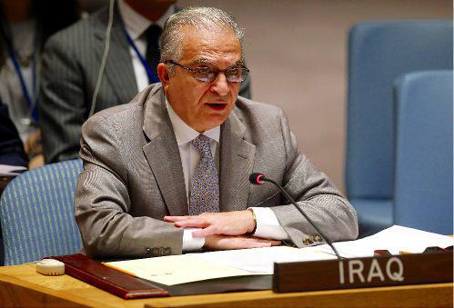 تصویر نماینده عراق در سازمان ملل: سازمان های عربستانى هزینه داعش را تامین می کنند