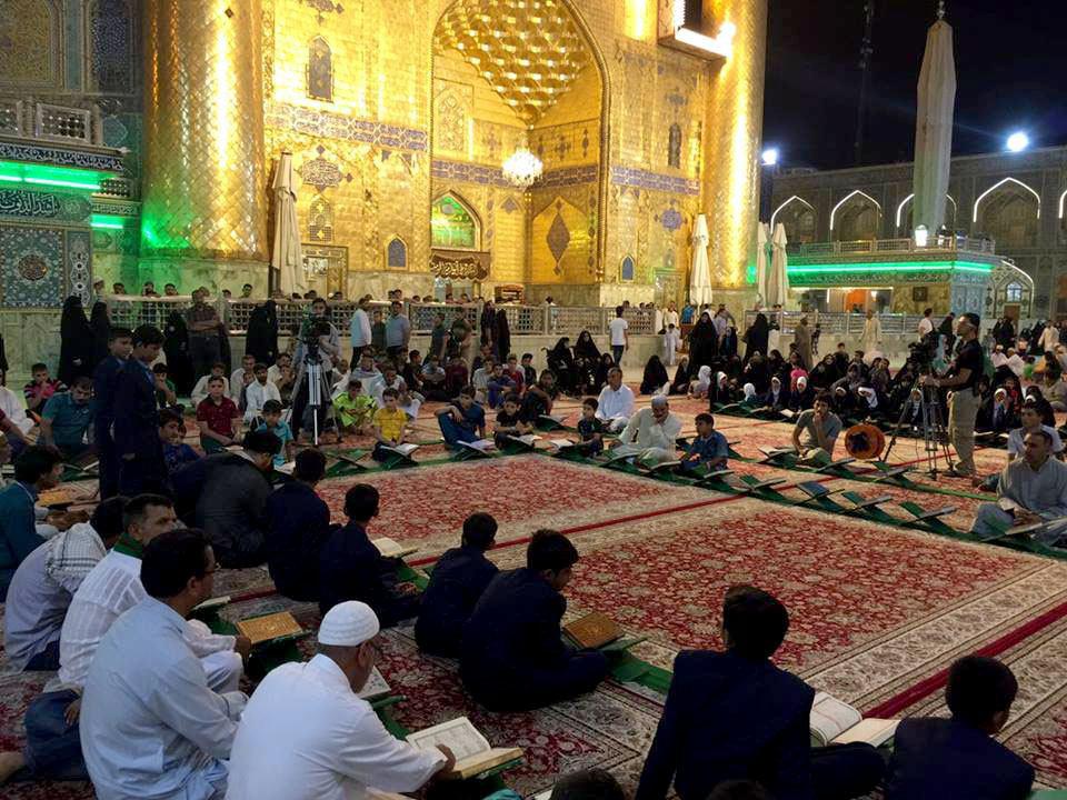 تصویر برنامه قرآنى قاريان و حافظان پاکستانی در آستان مقدس علوی
