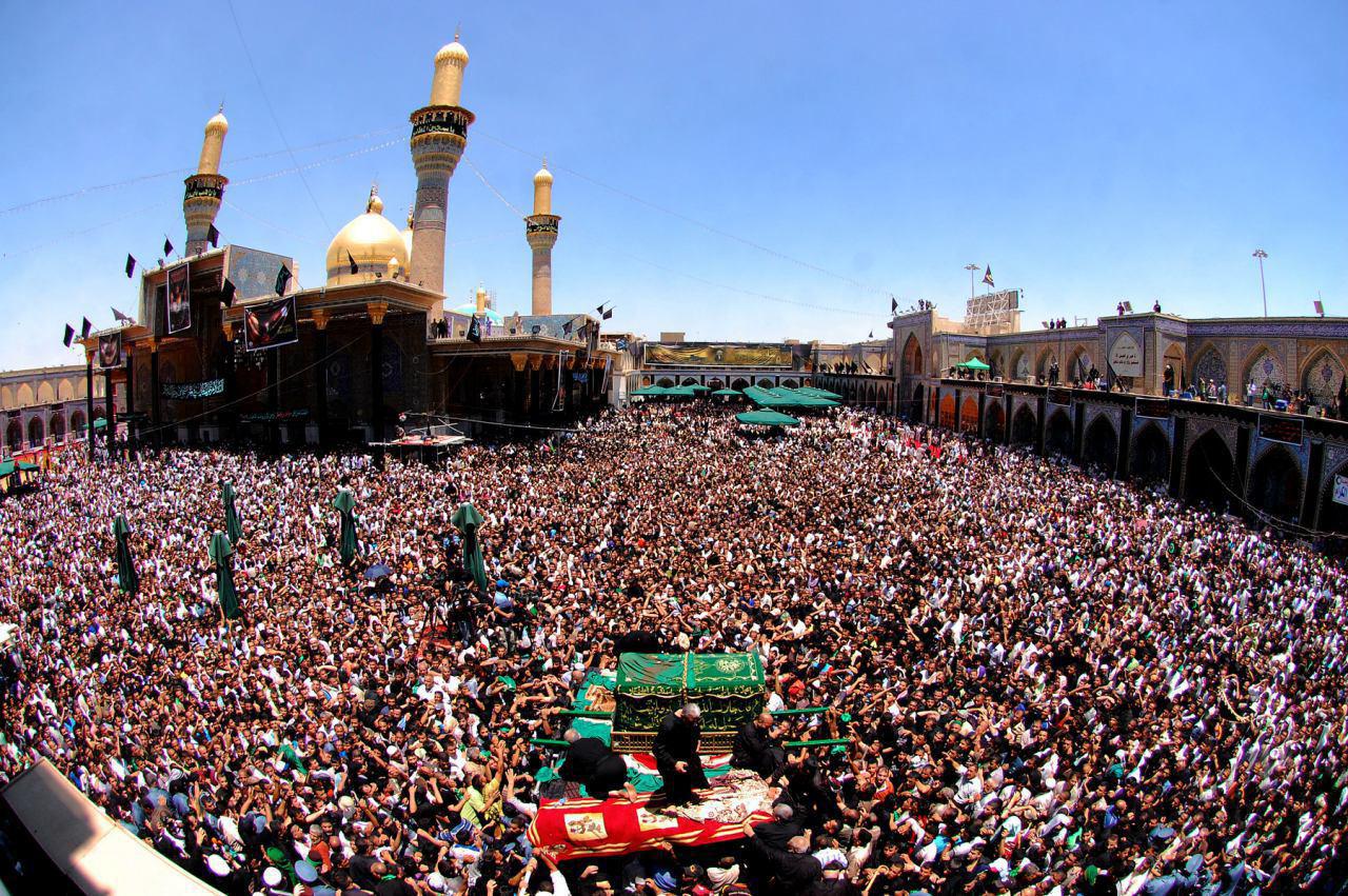 تصویر امادگی بغداد برای بزرگداشت شهادت امام جواد علیه السلام