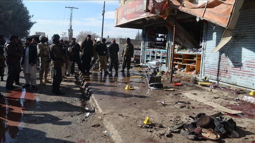 تصویر انفجار تروریستی در شمال پاکستان