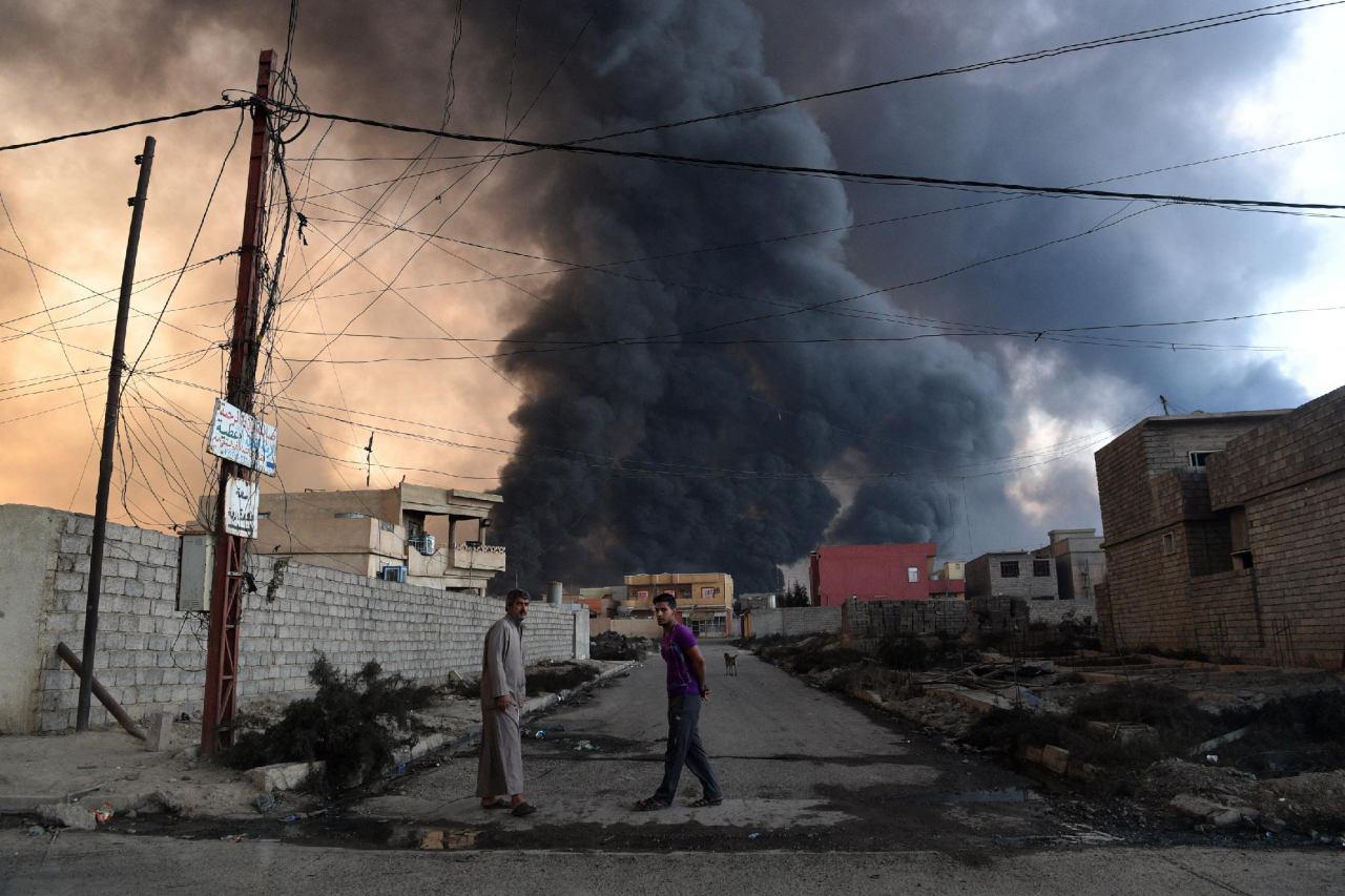 تصویر هشدار سازمان ملل درباره وقوع فاجعه زیست‌محیطی در موصل توسط داعش