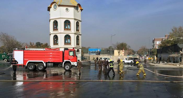 تصویر حمله انتحاری در شهر کابل افغانستان