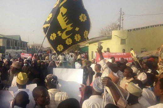 تصویر تظاهرات گسترده در نیجریه برای آزادی شیخ زکزاکی
