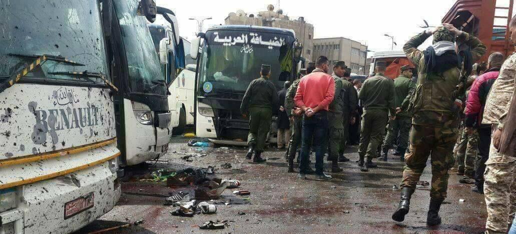 تصویر محکومیت انفجارهای تروریستی دمشق از سوی سازمان جهانی شیعه رایتس واچ