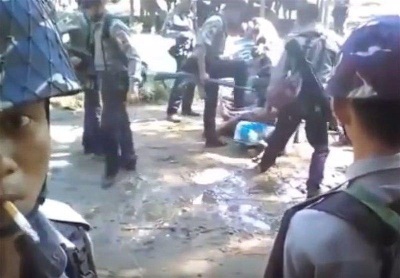 تصویر قتل عام مسلمانان میانمار