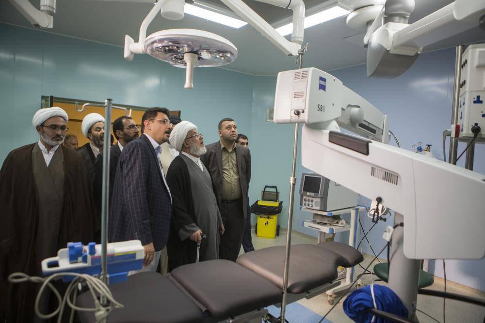 تصویر افتتاح بیمارستان «امیرالمومنین علیه السلام» در شهر مقدس نجف