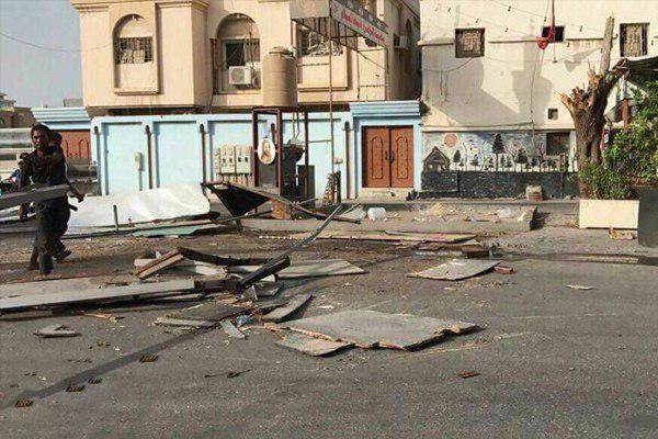 تصویر ادامه حملات نیروهای سعودی به روستای باستانی «المسورة»  و ناپدید شدن برخی شهروندان العواميه