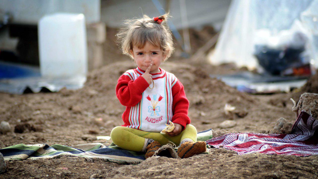 تصویر گزارش يونيسف از پنج برابر شدن  تعداد کودکان پناه جو، در جهان