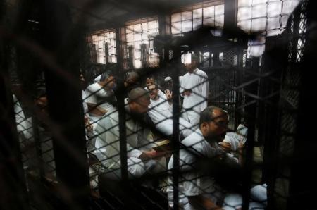 تصویر محکومیت اعضای اخوان المسلمین در مصر