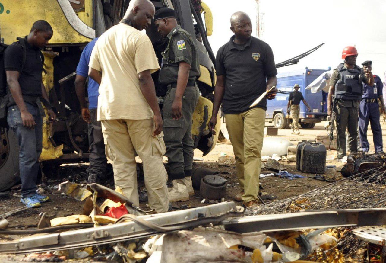 تصویر انفجارهای انتحاری در شمال شرق نیجریه