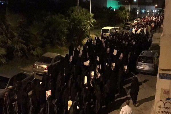 تصویر اعتراضات در بحرین ادامه دارد
