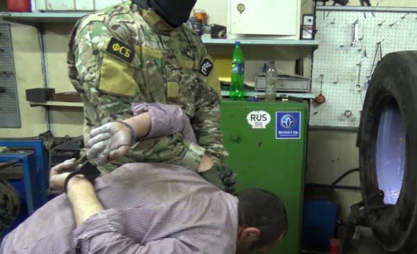 تصویر بازداشت ۷ تروریست پیش از انجام عملیات در سن پترزبورگ روسیه