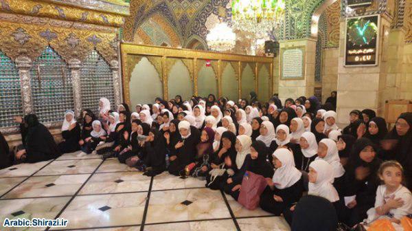 تصویر برگزاری دوره های آموزش قرآن و علوم اهل بیت علیهم السلام در حوزه علمیه زینبیه ی سوریه