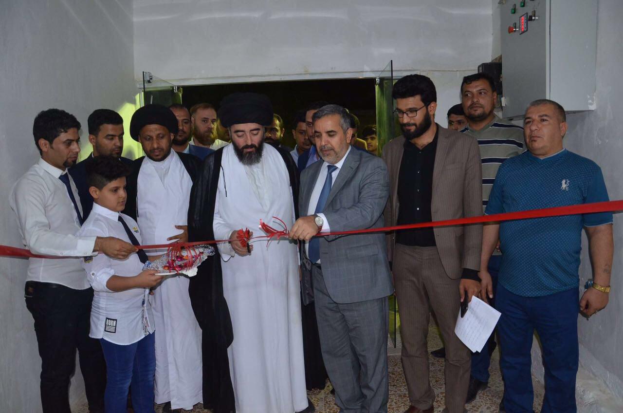 تصویر افتتاح مدرسه ایتام در شهر مقدس نجف