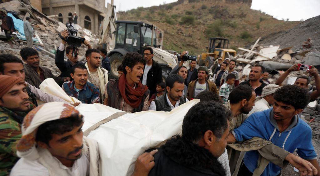 تصویر حملات ائتلاف دلیل اصلی جان باختن یمنی ها