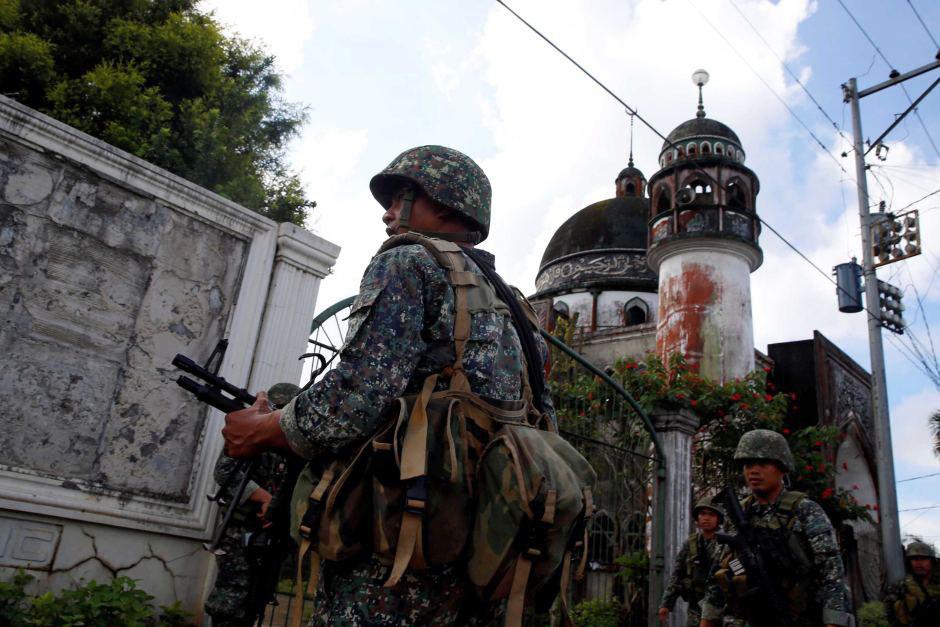 تصویر پایان سیطره داعش بر مسجد تاریخی فیلیپین