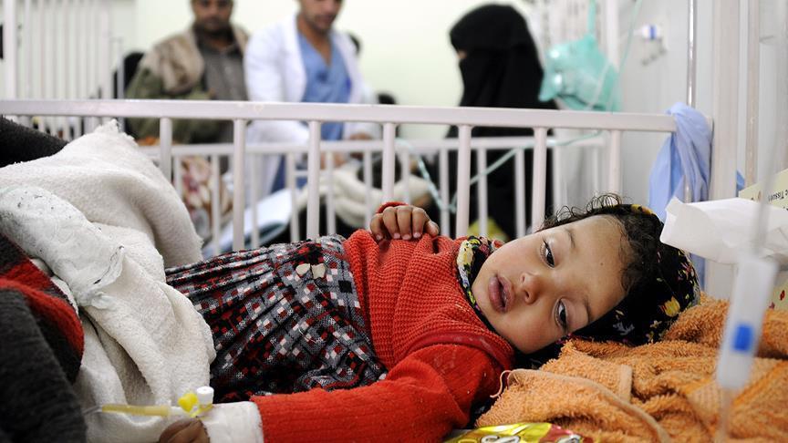 تصویر شمار مبتلایان به وبا در یمن تا پایان سال میلادی