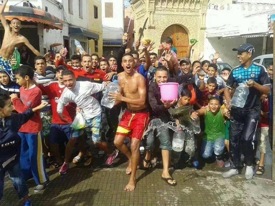 تصویر برپایی جشن در روز عاشورا، توسط سنی های کشور مغرب