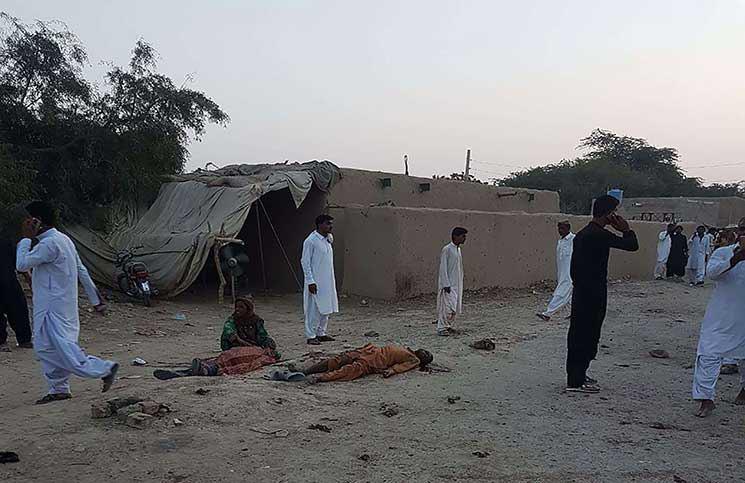 تصویر انفجار ترورستی در پاکستان