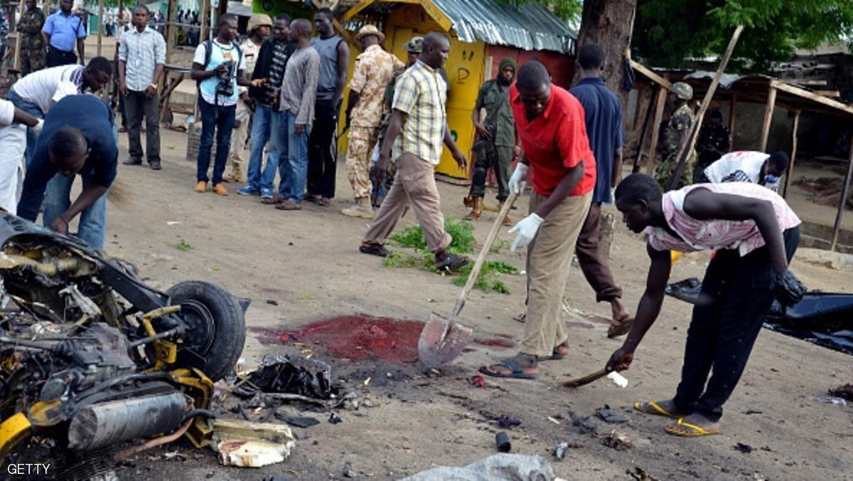 تصویر حمله انتحاری در نیجریه