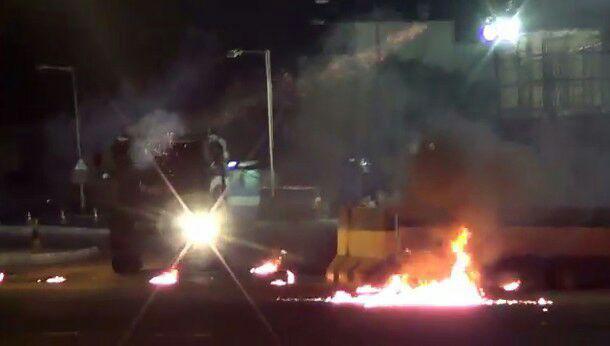 تصویر درگیری شدید میان معترضان و نیروهای امنیتی در بحرین