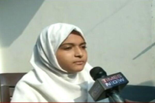 تصویر حجاب در برخی مدارس اوتار پرادش هند ممنوع شد
