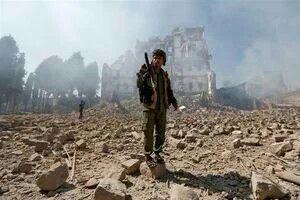 تصویر 14 شهید در جدیدترین حمله عربستان سعودی به یمن