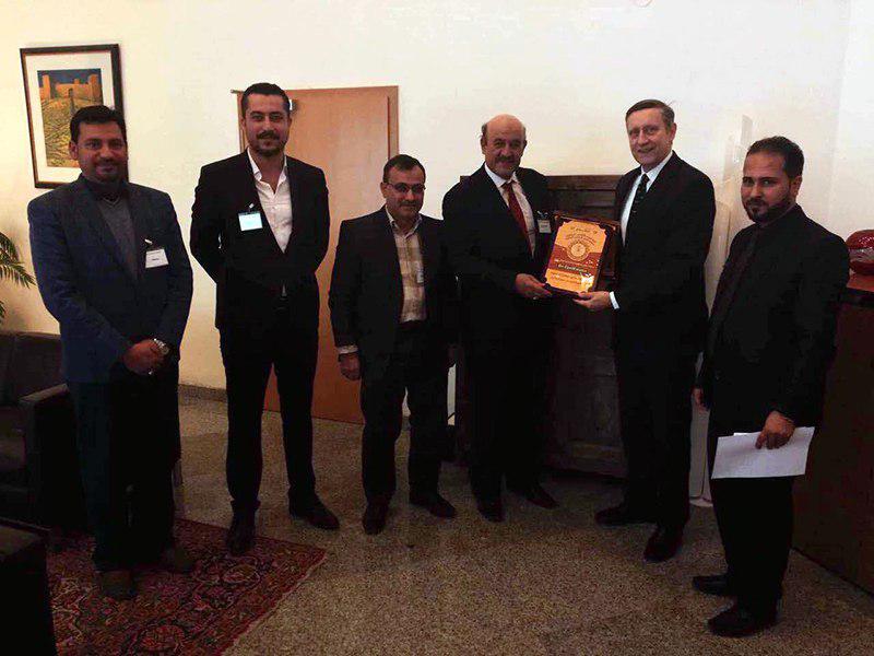 تصویر ملاقات رئیس پارلمانی سازمان عمل اسلامی عراق با سفیر کشور آلمان در عراق