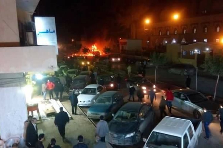 تصویر بیش از ۱۰۰ جانباخته و مجروح در دو انفجار تروریستی در لیبی