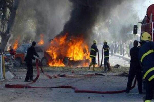 تصویر انفجار تروریستی در بغداد پایتخت عراق