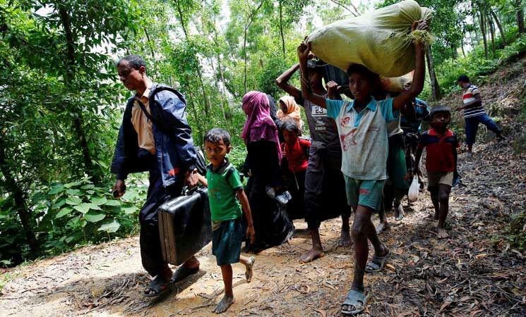 تصویر دیده بان حقوق بشر: میانمار در حال تخریب بقایای روستاهای محل سکونت مسلمانان روهینگیا است