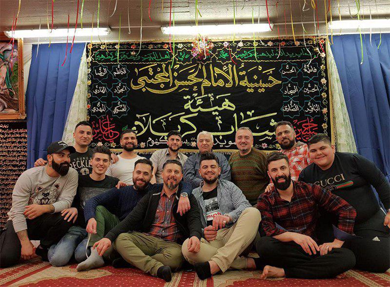 تصویر مراسم مذهبی در حسینیه امام حسن مجتبی علیه السلام در سوئد
