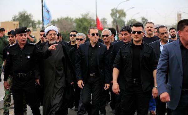 تصویر حضور سفیر ترکیه در مراسم پیاده روی شهادت امام کاظم علیه السلام
