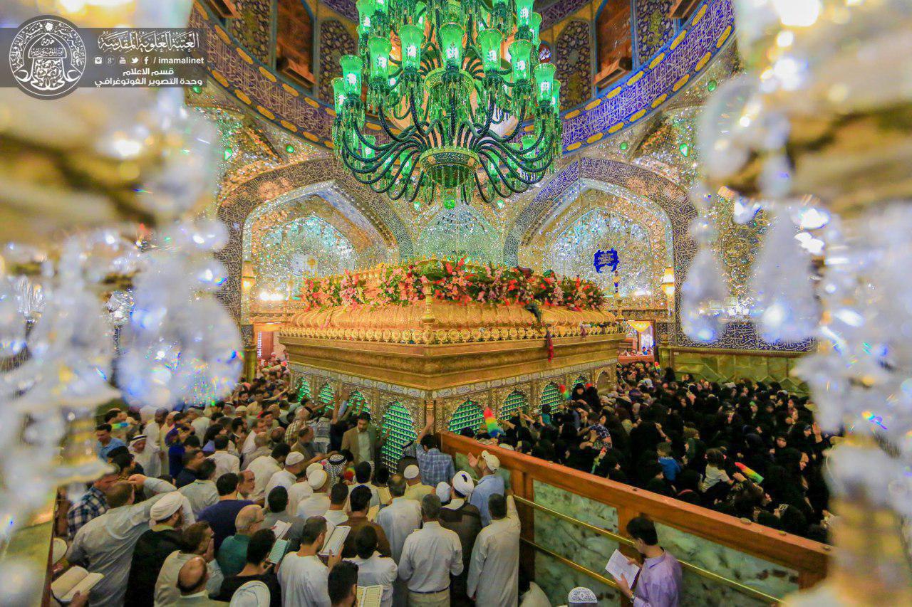 تصویر حضور میلیونی شیعیان در عید مبعث در نجف اشرف