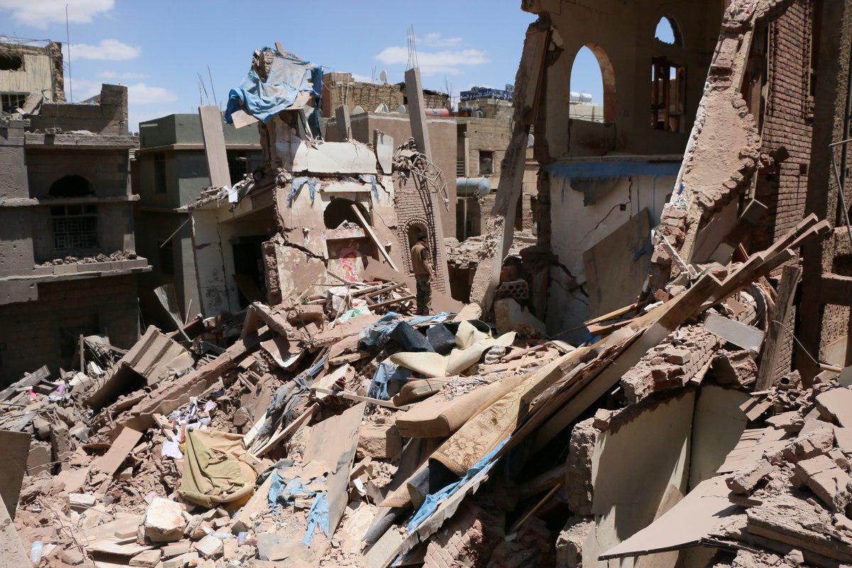 تصویر حمله به منزل شیعیان یمنی توسط عربستان