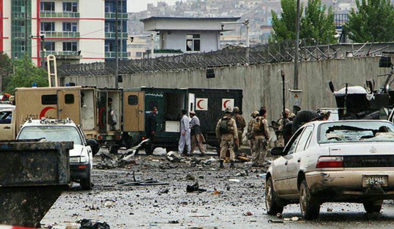 تصویر دو انفجار تروریستی در کابل