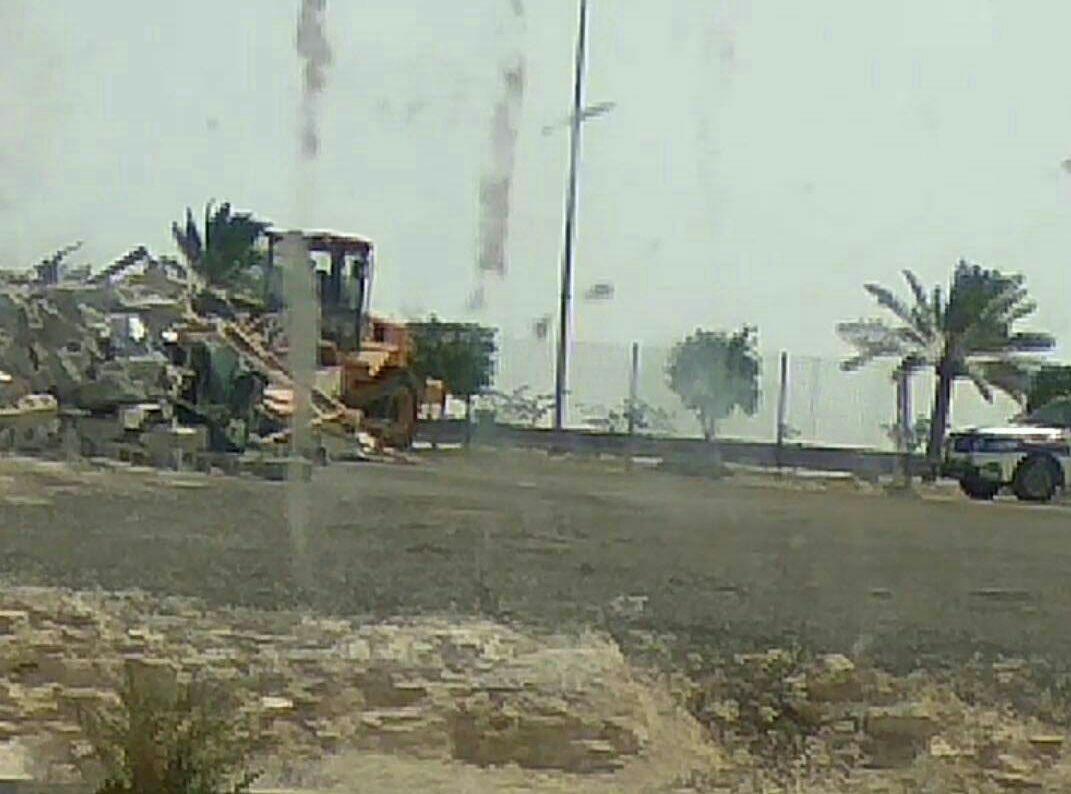 تصویر آل‌خلیفه مسجد امام حسن عسکری علیه السلام بحرین را بار دیگر ویران کرد