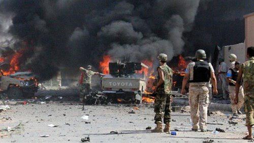 تصویر وقوع ۲ انفجار تروریستی در عراق