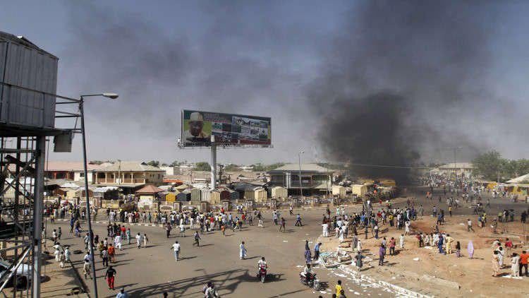 تصویر انفجارهای انتحاری در نیجریه