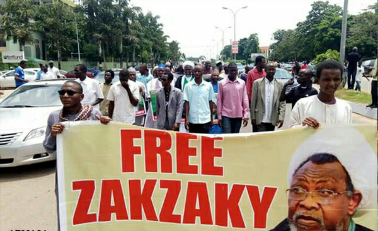 تصویر تجمع گسترده شیعیان نیجریه برای آزادی شیخ زکزکی